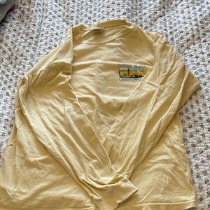 Sanibel Island Long Sleeve Tee - Cream